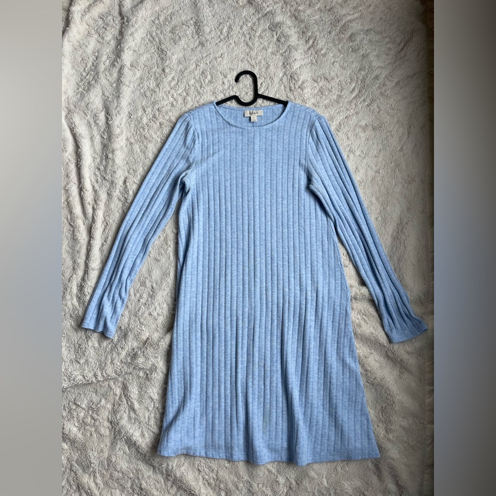 Style & Co. Sky Blue Knit Dress
